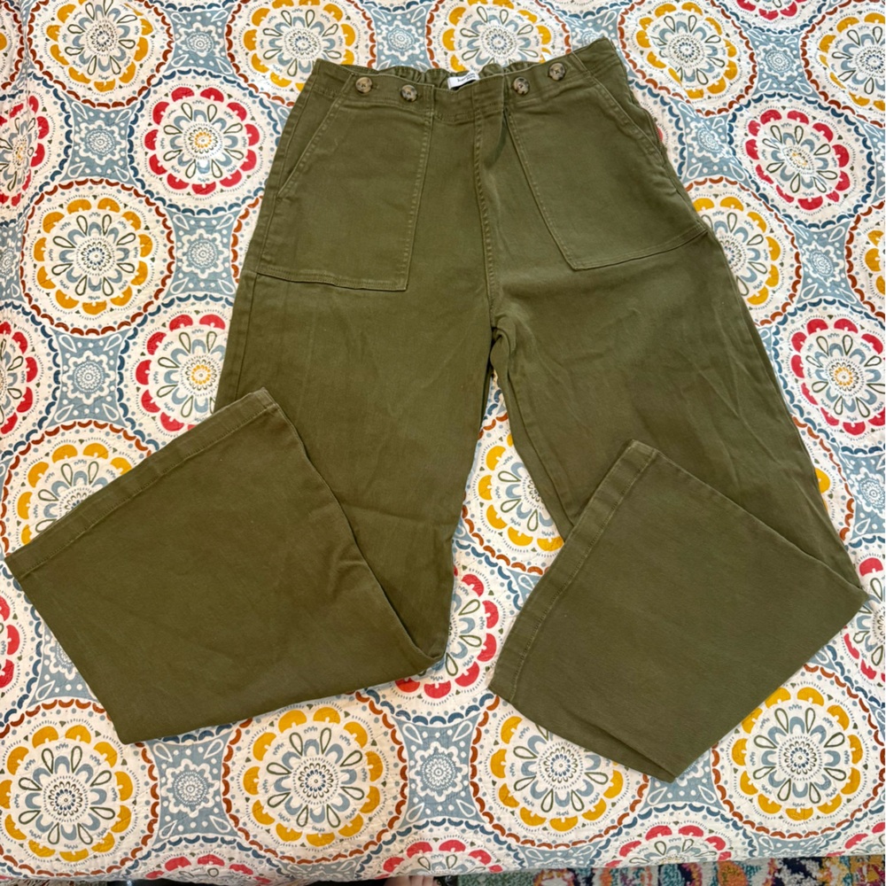 Kensie Womens Trouser Jeans in Olive
